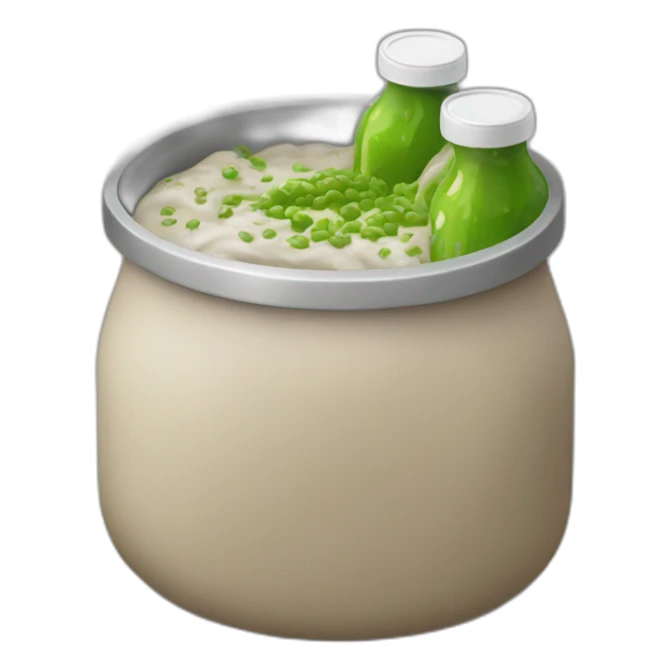 a canteen where they prepare vomit food sticker