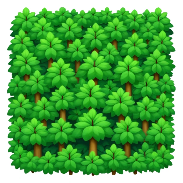 a top view of the forest  sticker