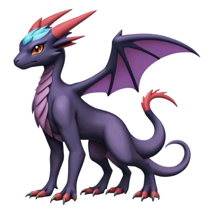 Salandit-Absol-Noibat-Noivern-Hybrid (Full body) sticker