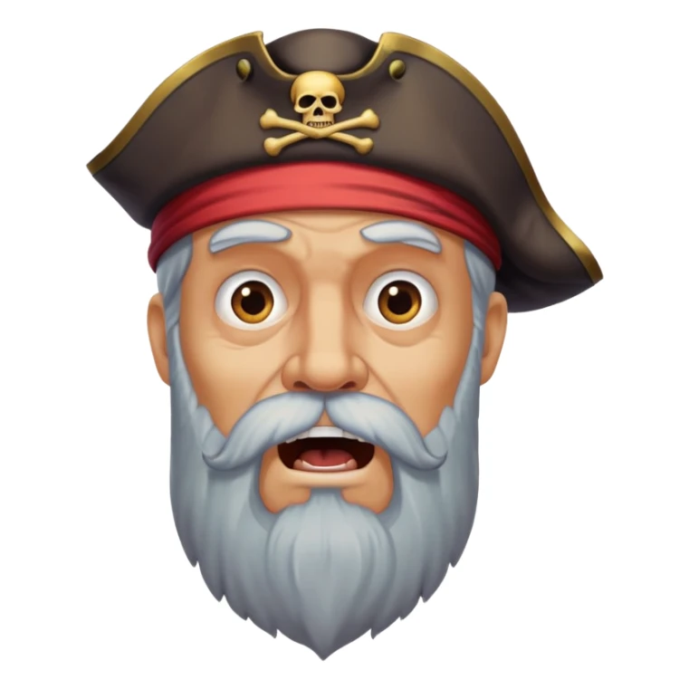 I'm an old bearded pirate and I'm just shocked by all this. sticker