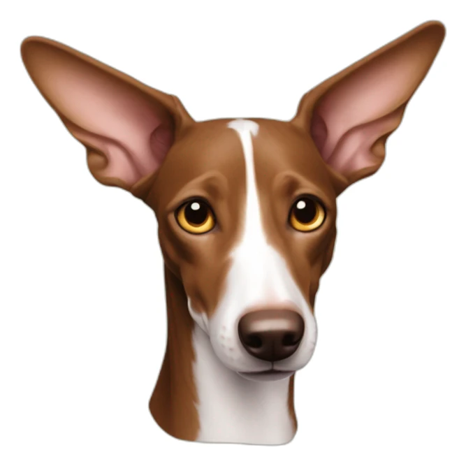 Podenco Orito chocolate pies blancos sticker