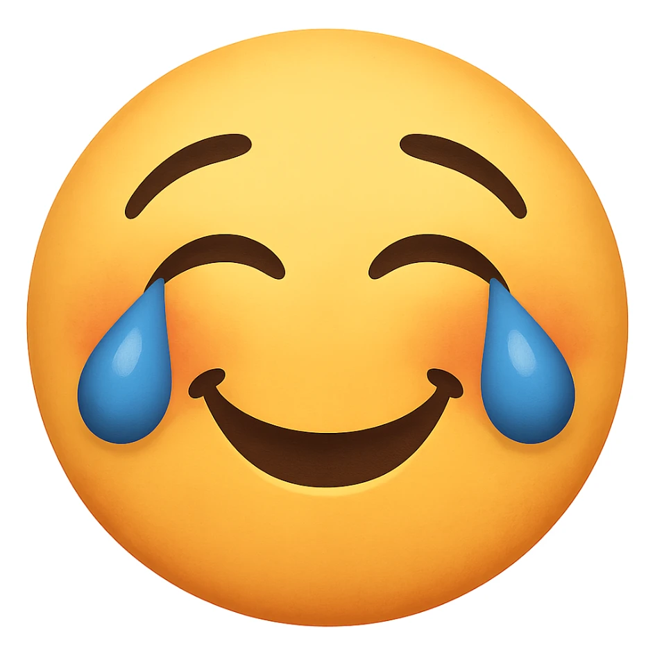 emoji representing the emotion of 'nostaljoy', a creative blend of, remove background sticker