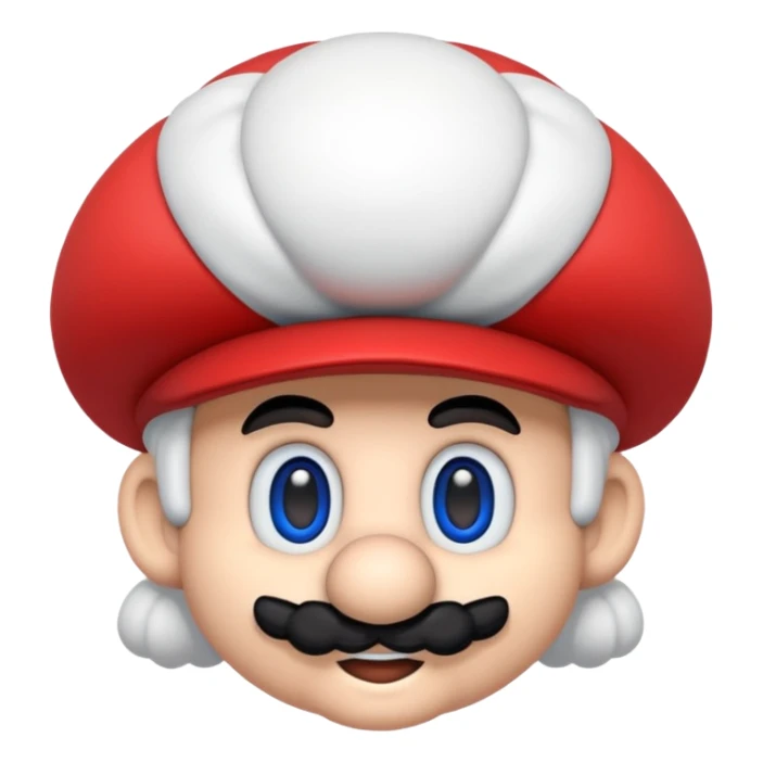 Ein Pudel im aussehen vom SuperMario Universum sticker
