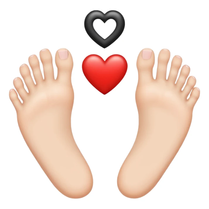 Man feet white heart and woman with hands up  sticker