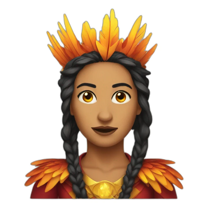 phoenix queen sticker
