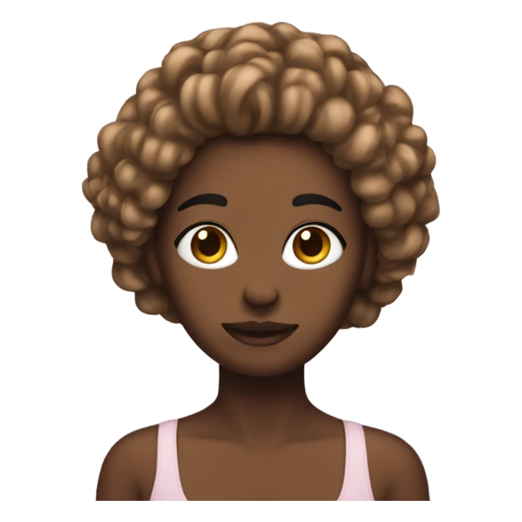 Me with hair supplies sticker