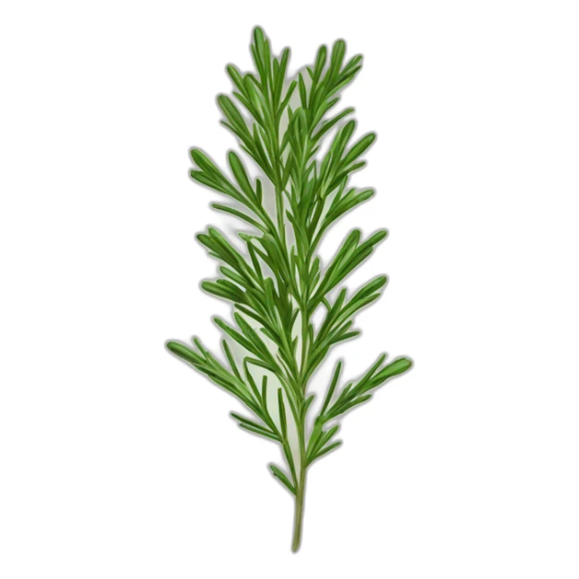 rosemary herb for hair growth sticker