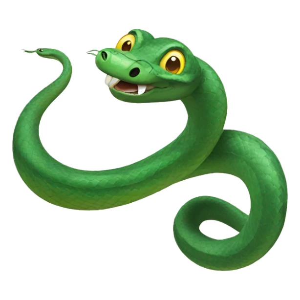 flying snake sticker