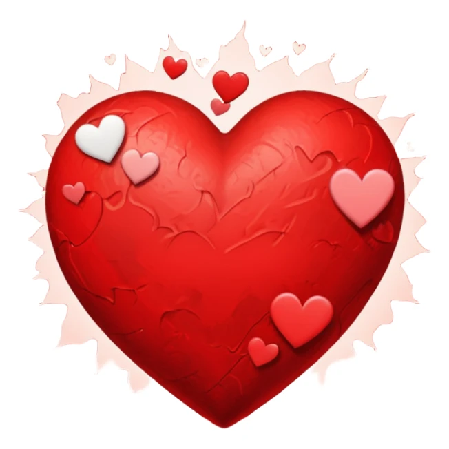 lovebomb, excessive love given, hearts everywhere sticker