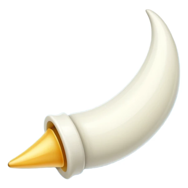 Fai la corno piccola bianca sticker