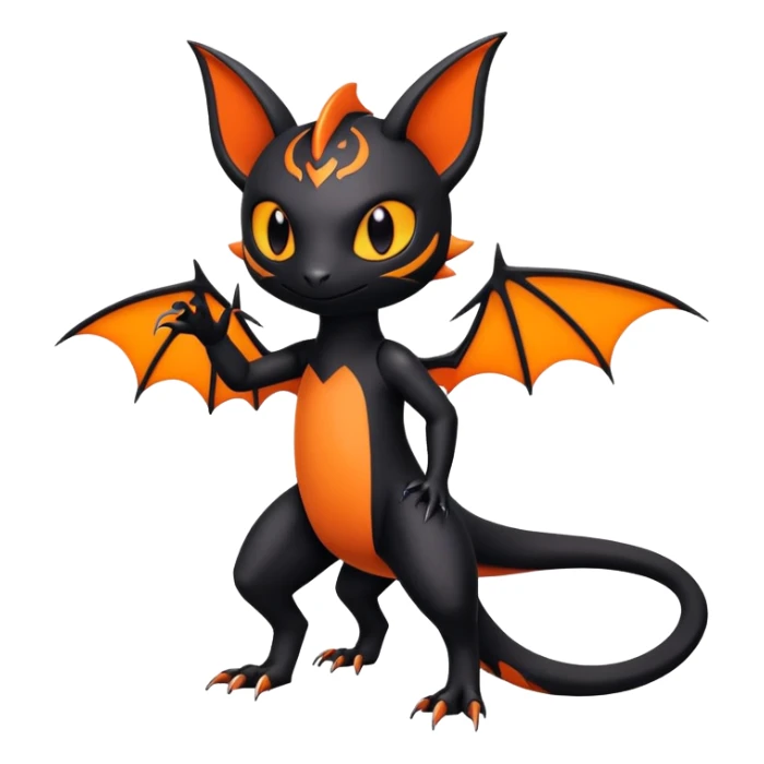 Salandit-Noibat-Litten-Hybrid (Full body) sticker