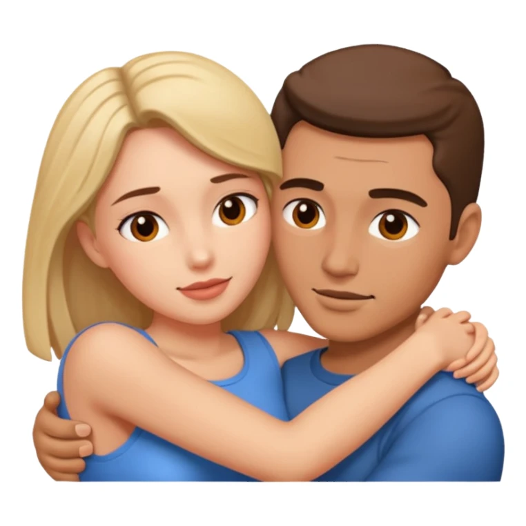 Man horny with woman sticker