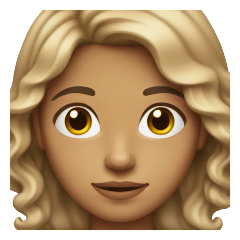 White hispanic with short light brown wavy hair with nice facial features  sticker