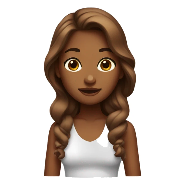 big brown girl beautiful sticker