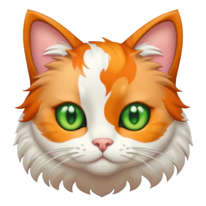 cartoony calico cat, cute, discord emoji vibe sticker
