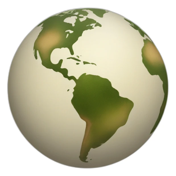 globe on leg sticker