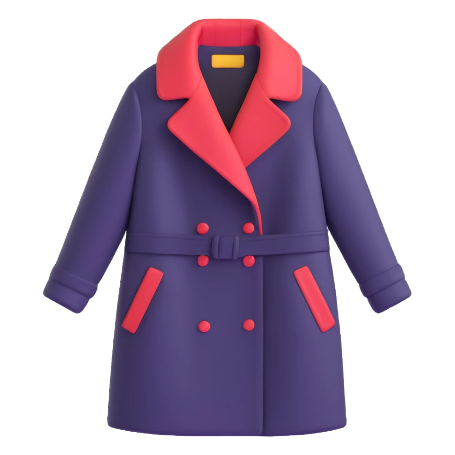 women's coat sticker