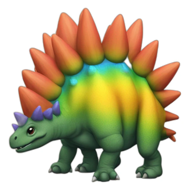 stegosaurus gay lgbt sticker