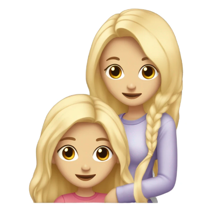 Lesbian couple, both girls very pretty one blonde other dar haired sticker