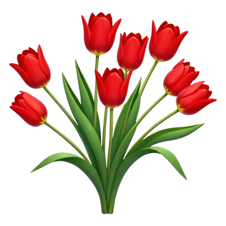 8 of the tulips sticker