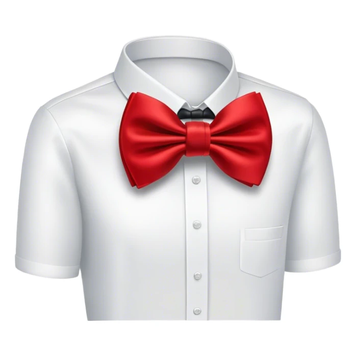 Red bow tie  sticker