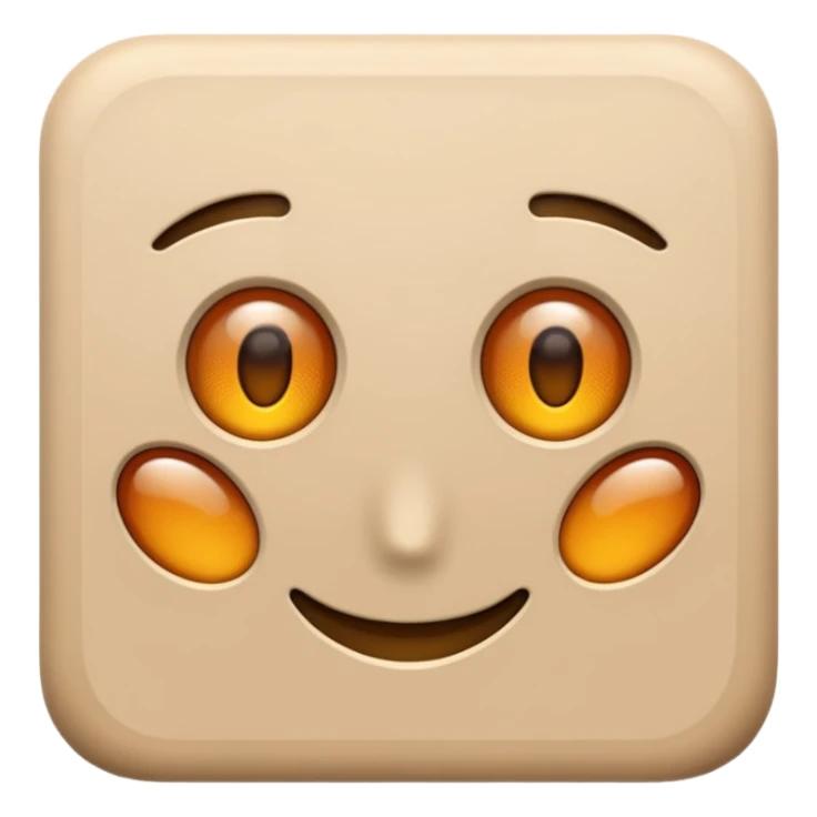 simple emoji of a skin patch or bandage representing dermatology sticker
