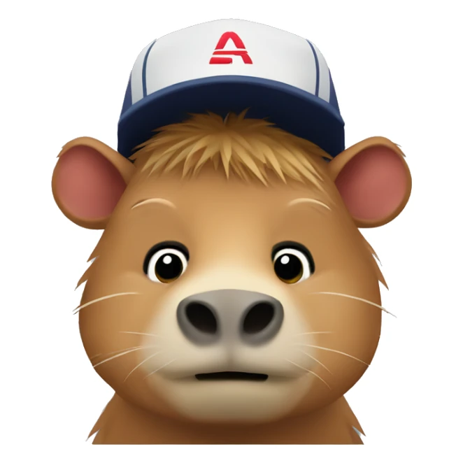 capybara who is a diehard max verstappen fan sticker