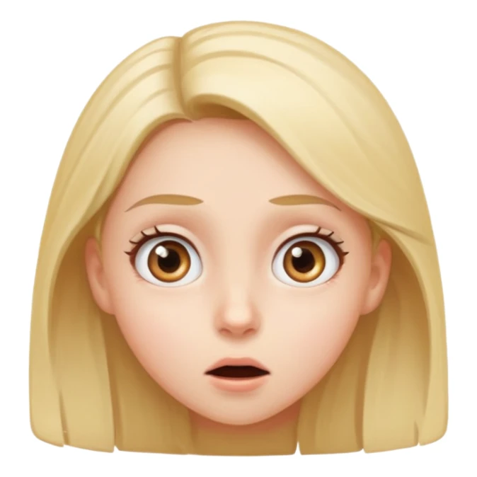 Girl amazed at what she’s seeing sticker