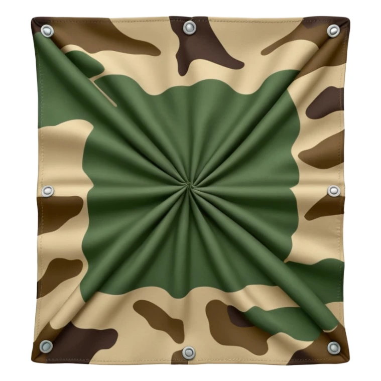 camouflage bandana sticker