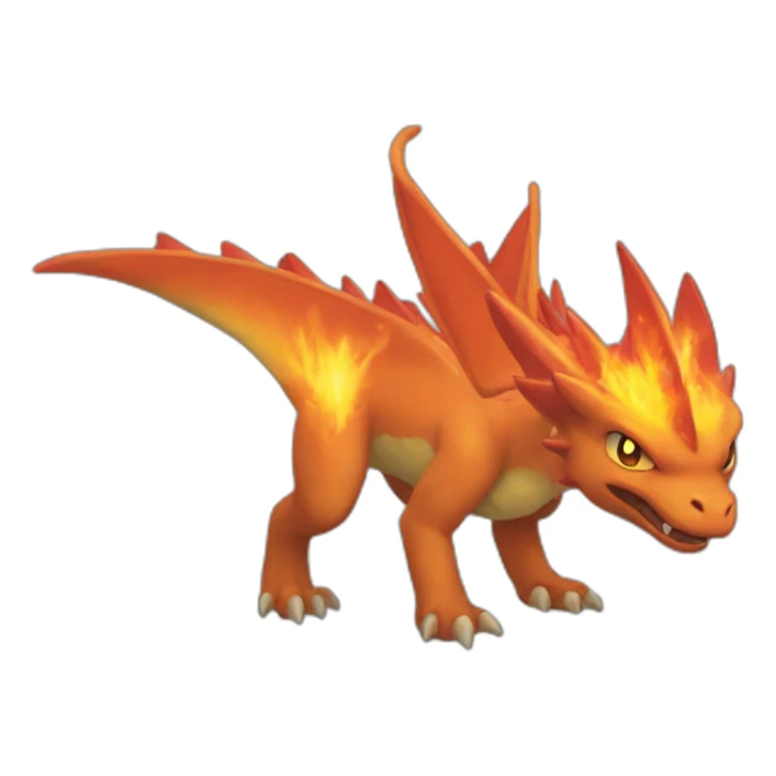 Dracaufeu pokémon sticker