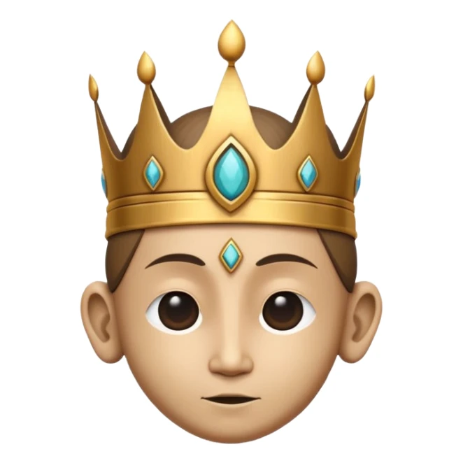 monk crown object icon, simple spiritual headpiece, wooden or bronze texture, minimal sacred design, subtle mystical aura, 3D cartoon style, mobile game icon style, centered, clean background, no text, no watermark
 sticker