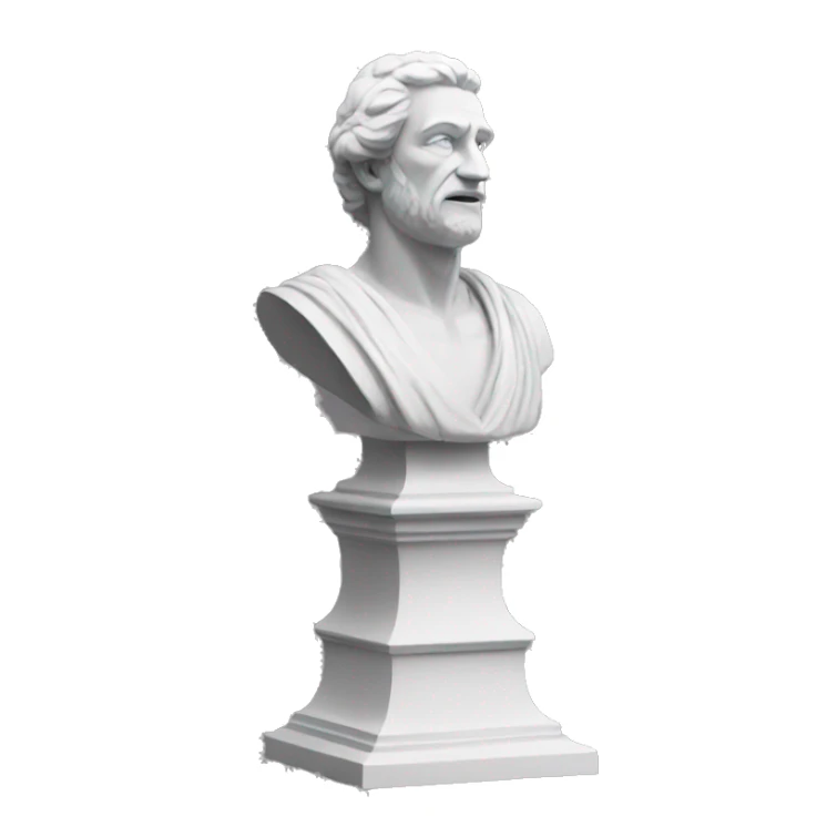 Majestic sculpture  sticker