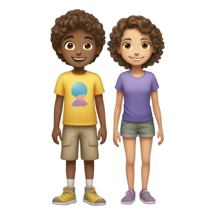 son and his duaghter sticker