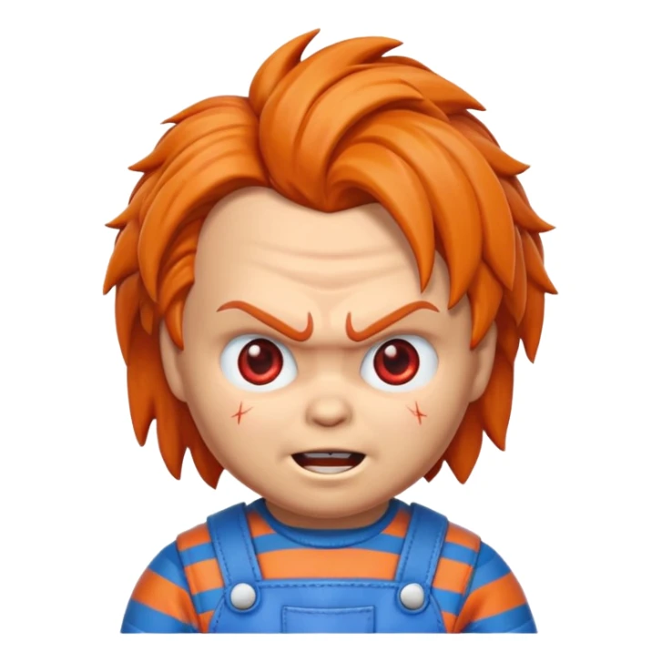 Un emojin de chuky sticker