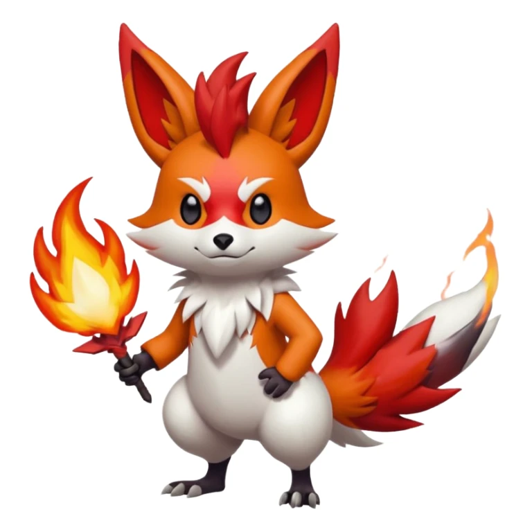 Braixen-Combusken-Zangoose-fusion sticker