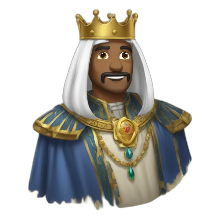 King Hassan 2 of Morocco sticker