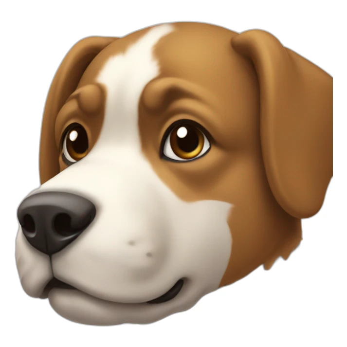 Chien qui fait du rugby sticker