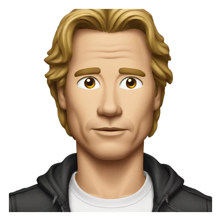 val-kilmer cartoon wearing tee sticker