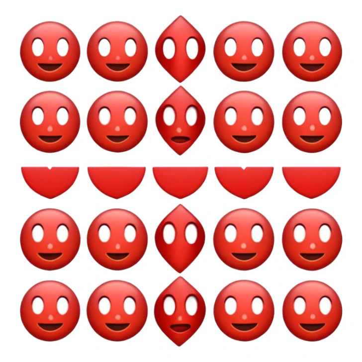 emoji for beauty like Rouge sticker