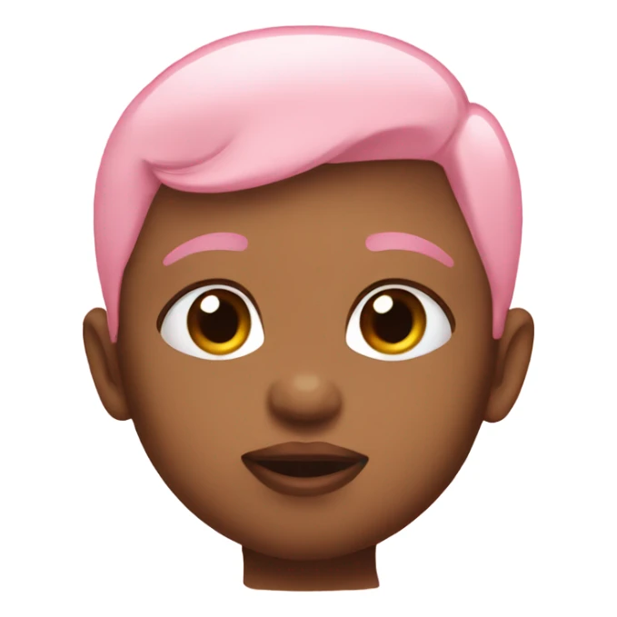 Baby pink kiss sticker