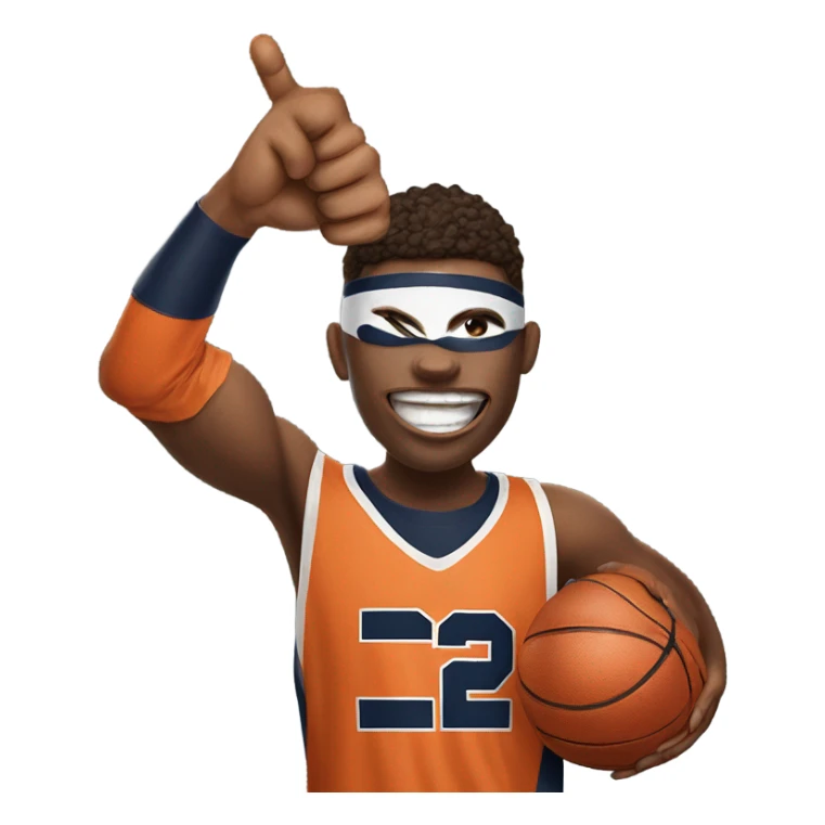 Auburn University basketball fan sticker