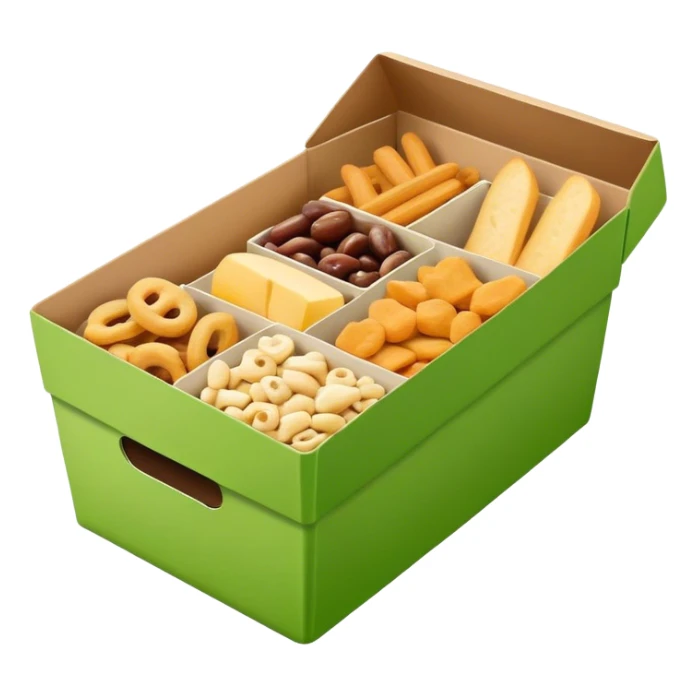green snack box sticker