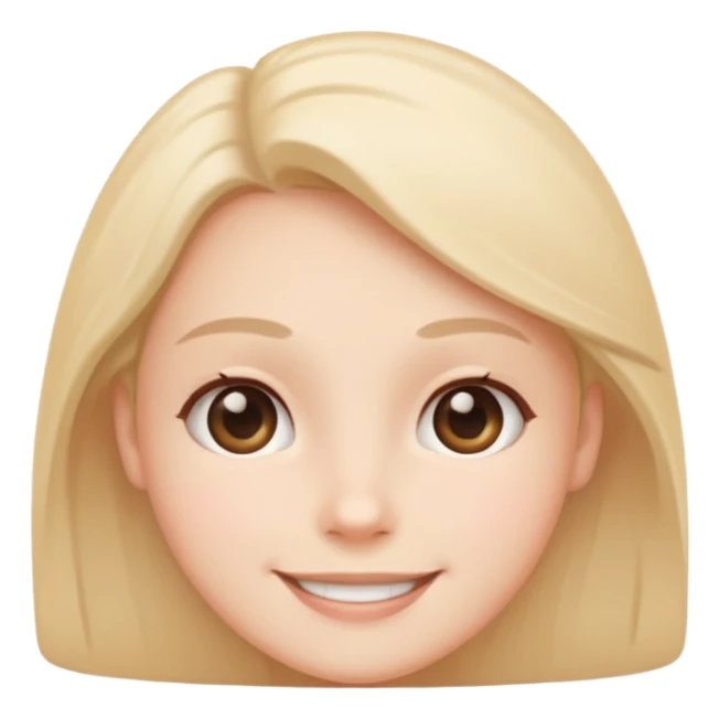 esthetic emoji, minimalist style, soft colors, simple shape, serene expression sticker