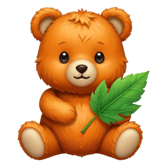 Oso de peluche otoñal sticker