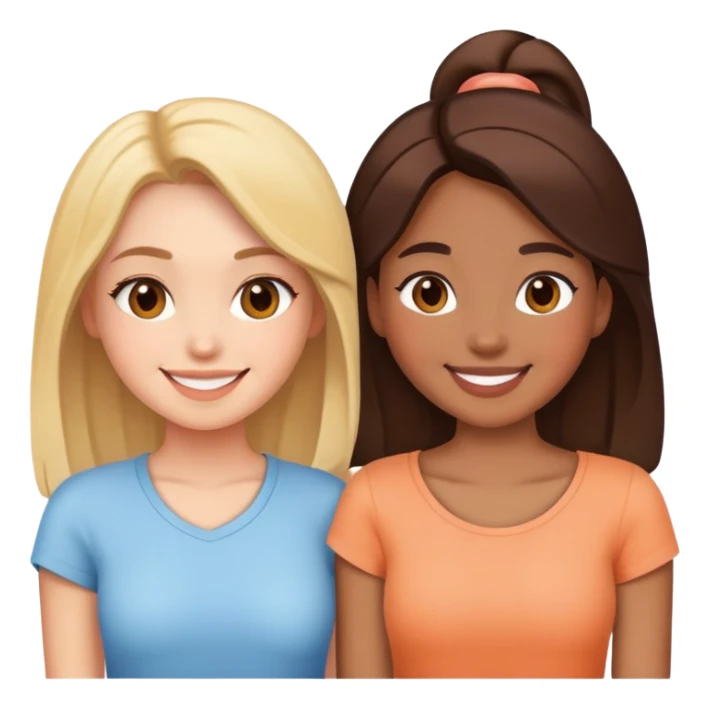 Best friend girls sticker