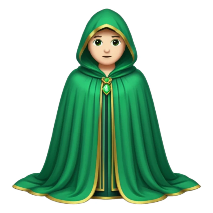  cloak of legend Emoji fantasy pixel art style sticker