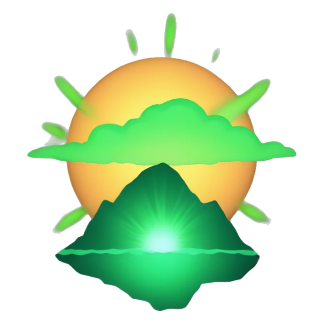 green flash sticker