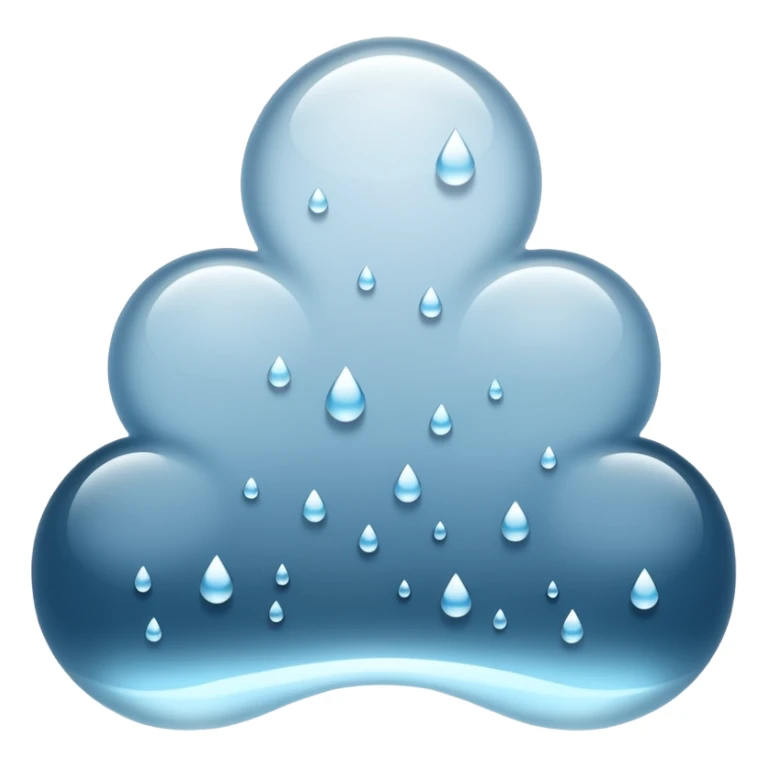 a close-up of a glass surface covered with small water droplets and light fog, as if from steam or humidity — some droplets sliding down slowly — soft reflections and blurred transparency give a realistic misty look — clean, glossy design with gentle lighting sticker