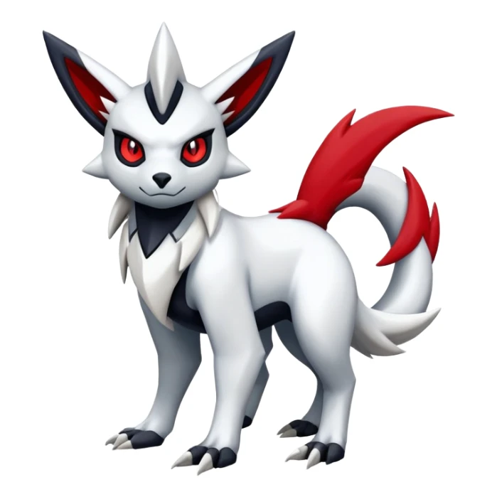 Absol-Zeraora-Zangoose-Hybrid (Full body) sticker