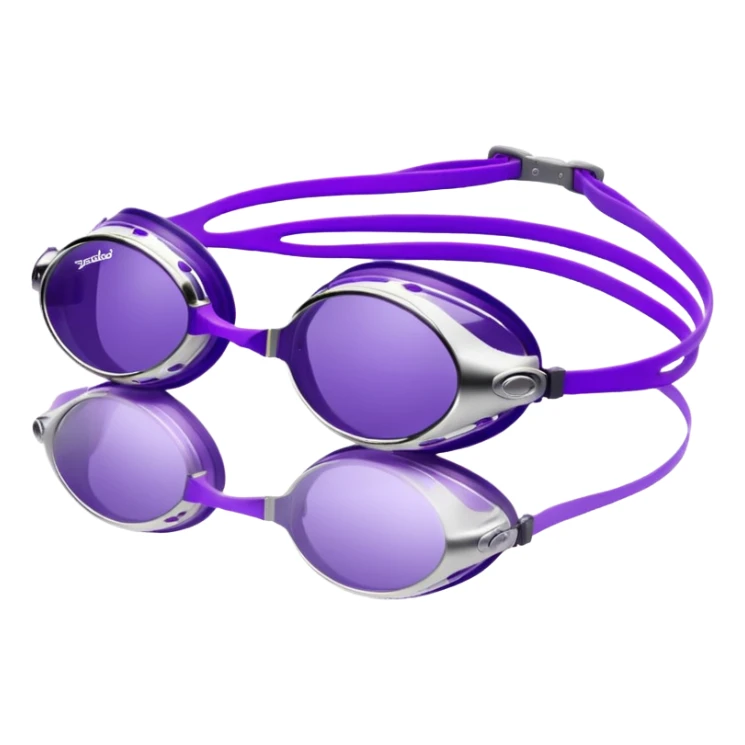 Speedo vanquisher swim goggles purple  sticker